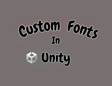 Custom fonts in Unity