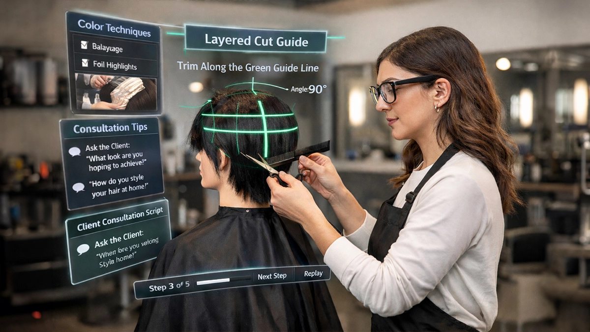 AR Haircutting Training