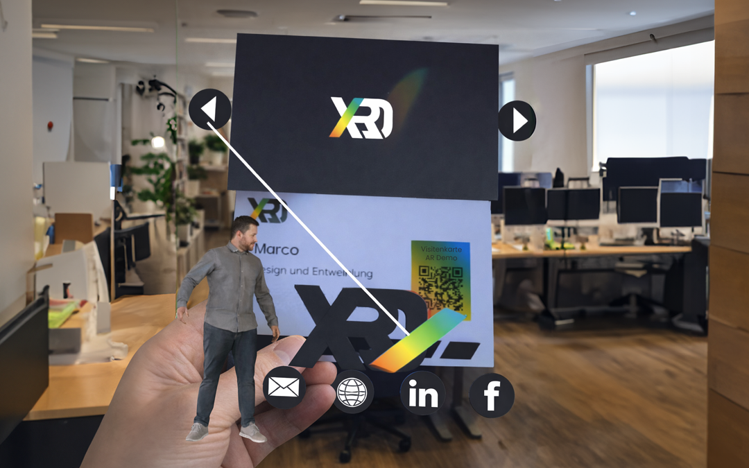 AR Business Card: From Printing Business Cards to QR Codes & Immersive AR Experiences